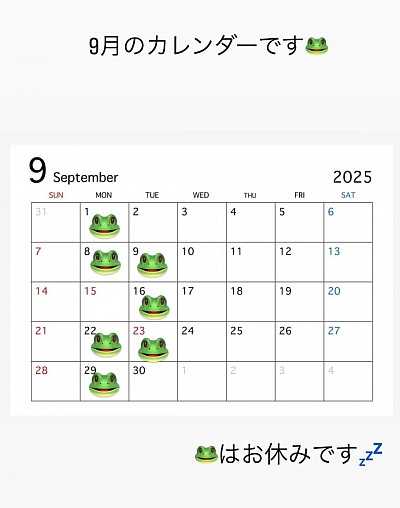 4月の予定